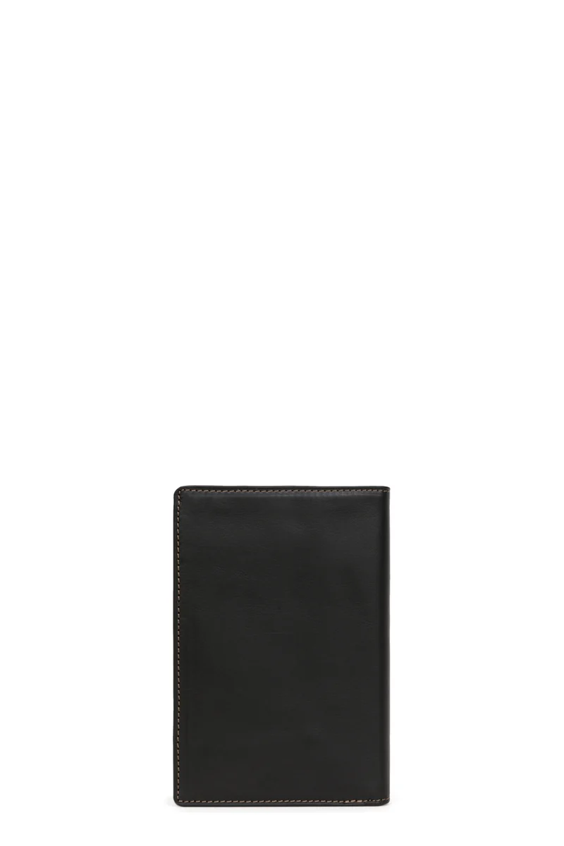 Portefeuille européen - 2 volets - Cuir