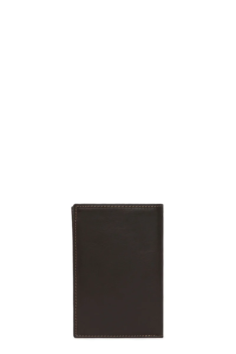 Portefeuille européen - 3 volets - Cuir