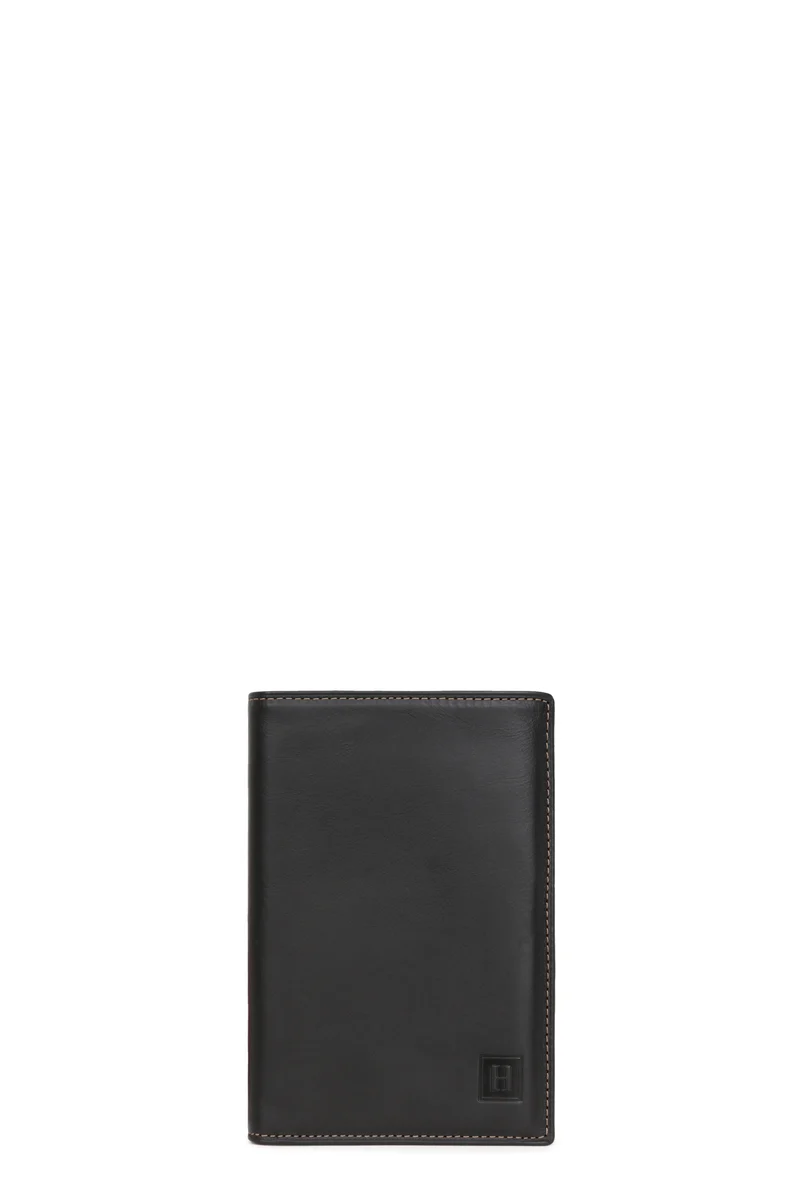 Portefeuille européen - 3 volets - Cuir