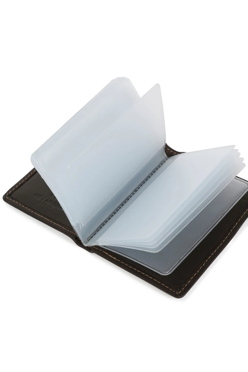 Porte-cartes - 1 volet - Cuir
