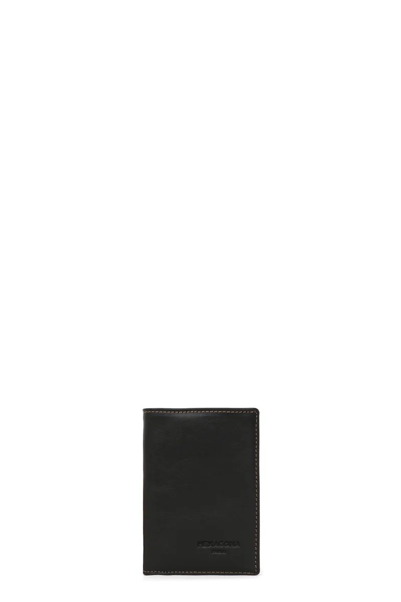 Porte-cartes - 1 volet - Cuir
