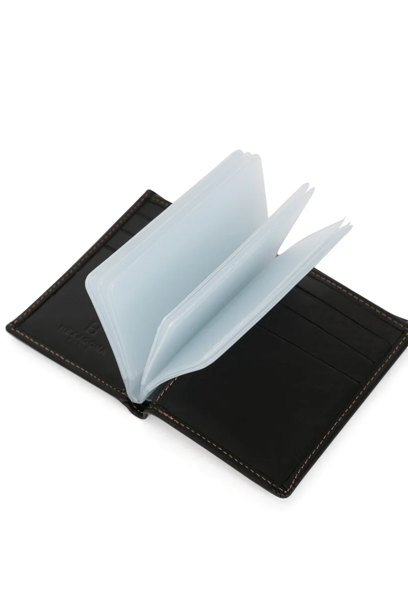 Porte-cartes - 1 volet - Cuir