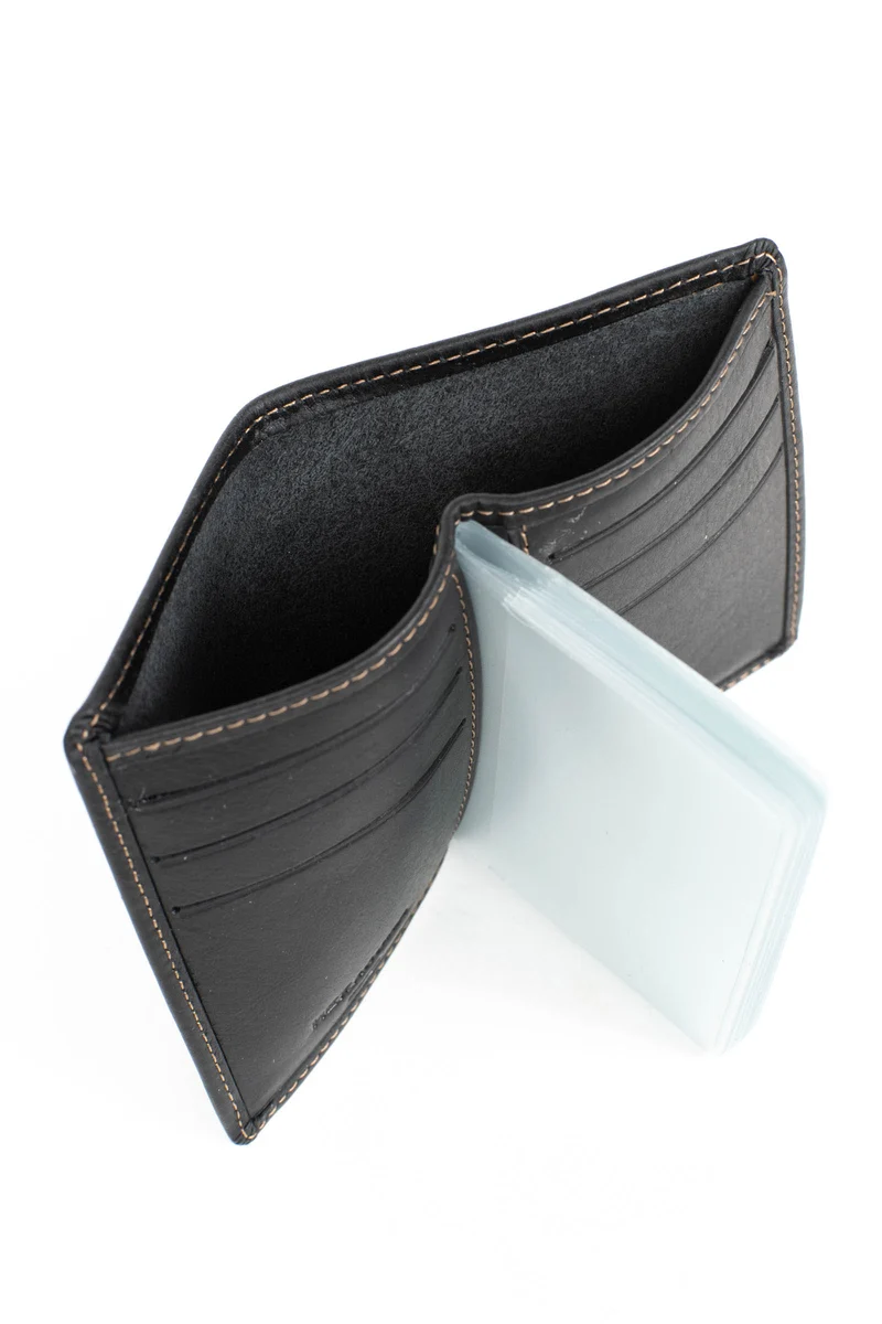 Porte-cartes - 1 volet - Cuir