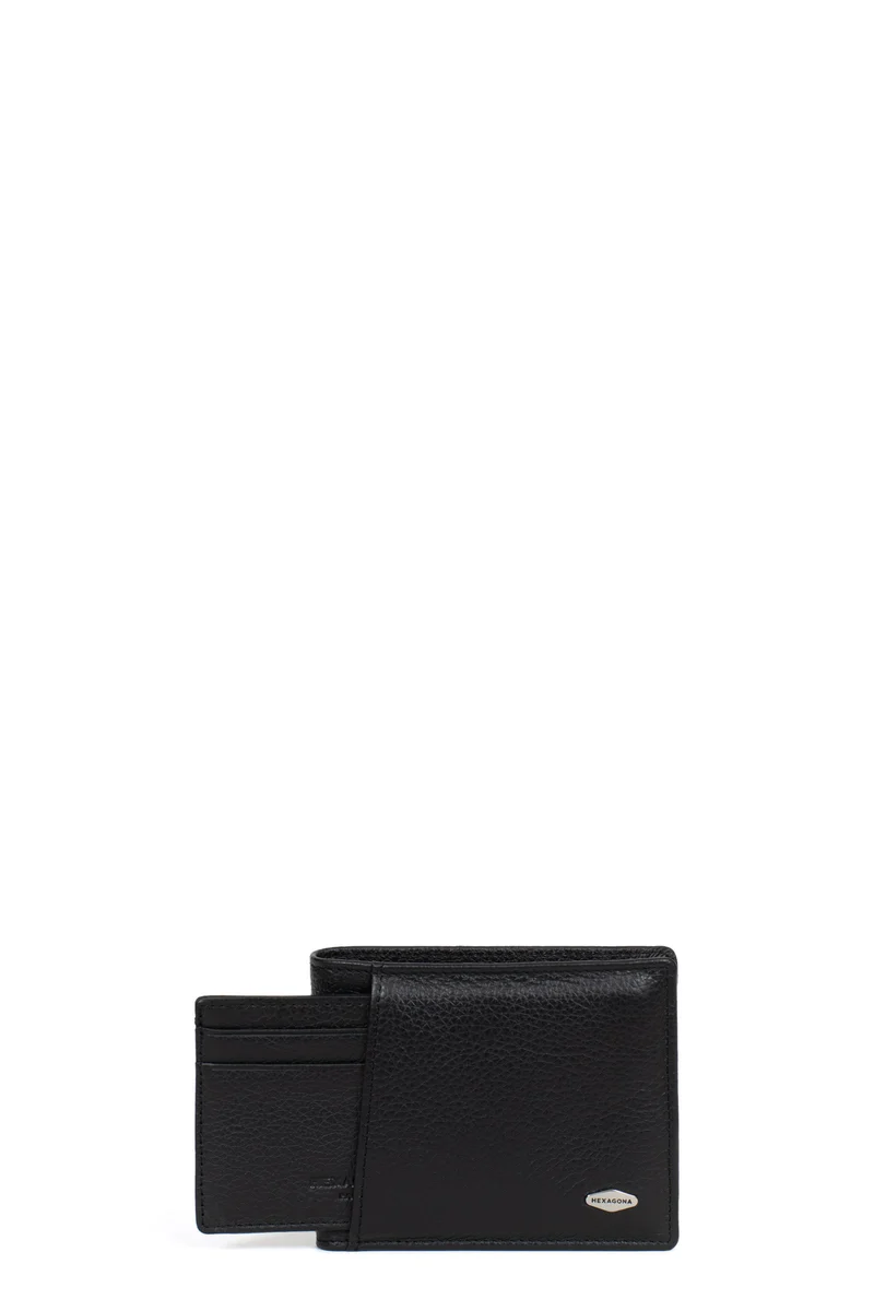Portefeuille italien - 1 volet - Stop RFID - Cuir de vachette