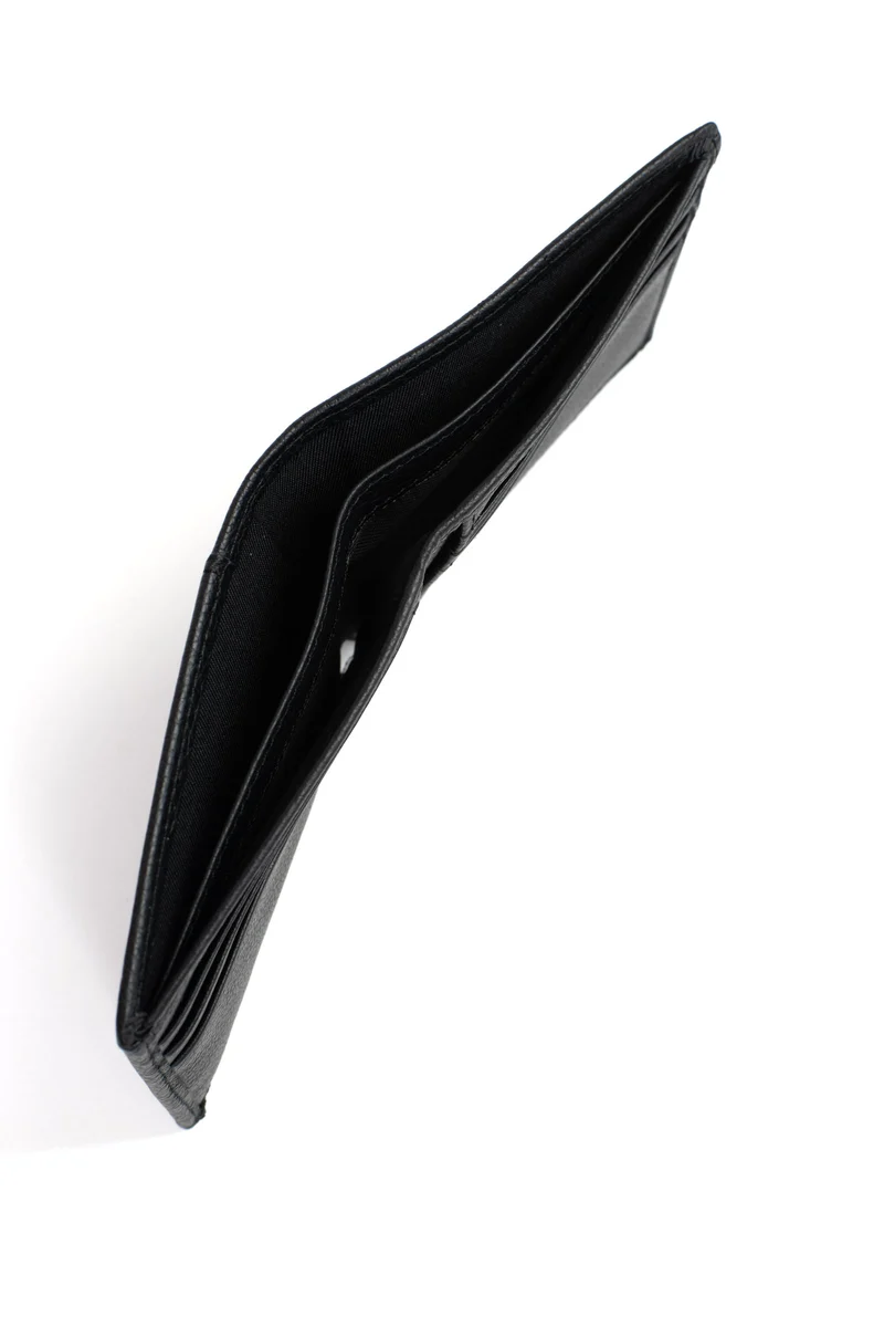 Portefeuille italien - 1 volet - Stop RFID - Cuir de vachette