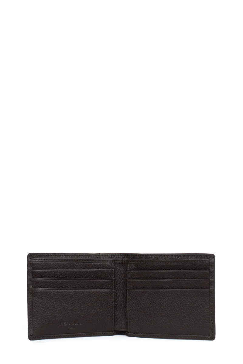 Portefeuille italien - 1 volet - Stop RFID - Cuir de vachette