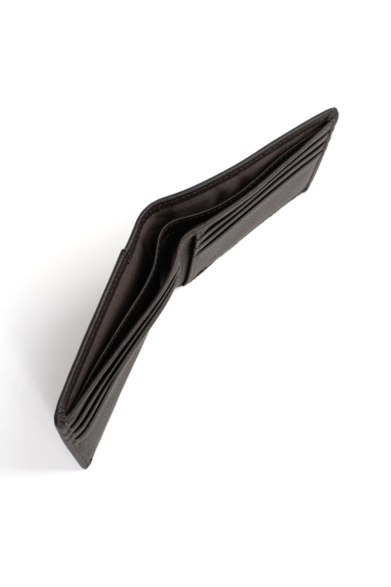 Portefeuille italien - 1 volet - Stop RFID - Cuir de vachette