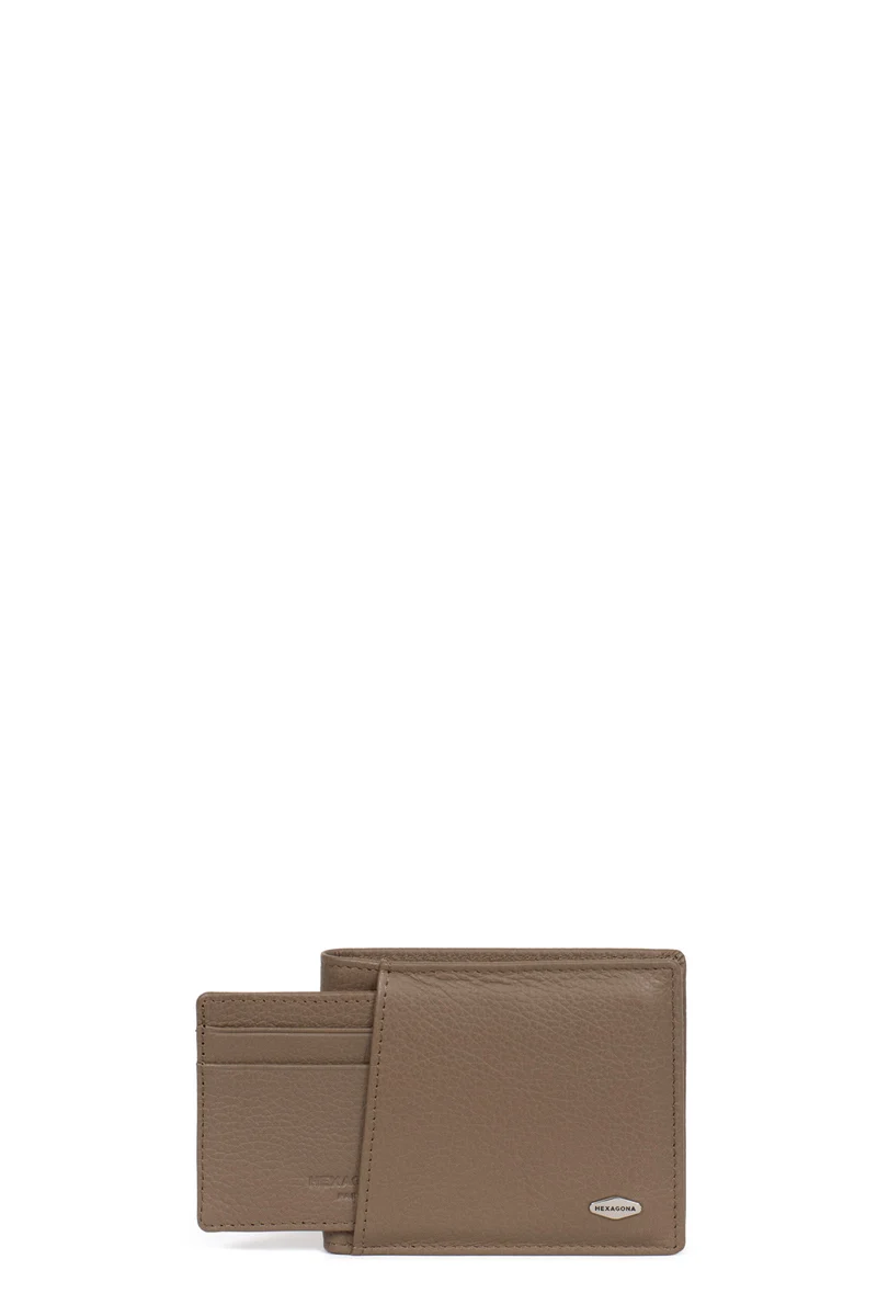 Portefeuille italien - 1 volet - Stop RFID - Cuir de vachette