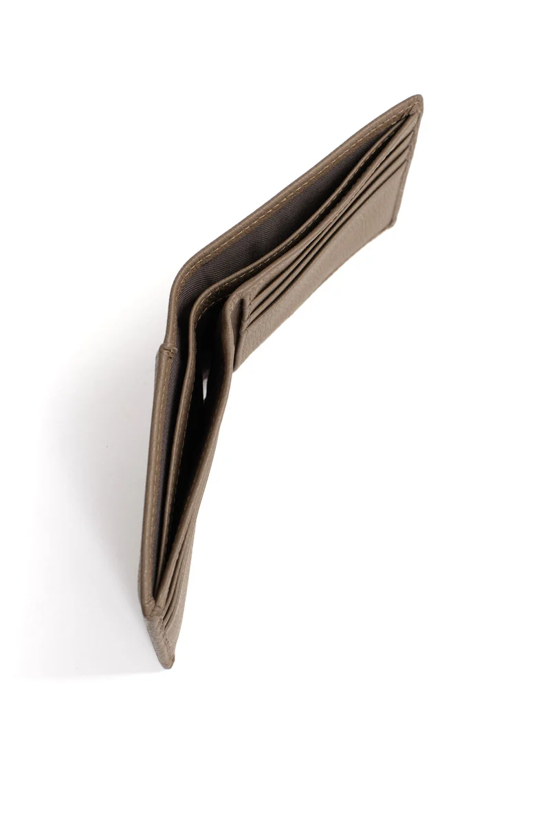 Portefeuille italien - 1 volet - Stop RFID - Cuir de vachette