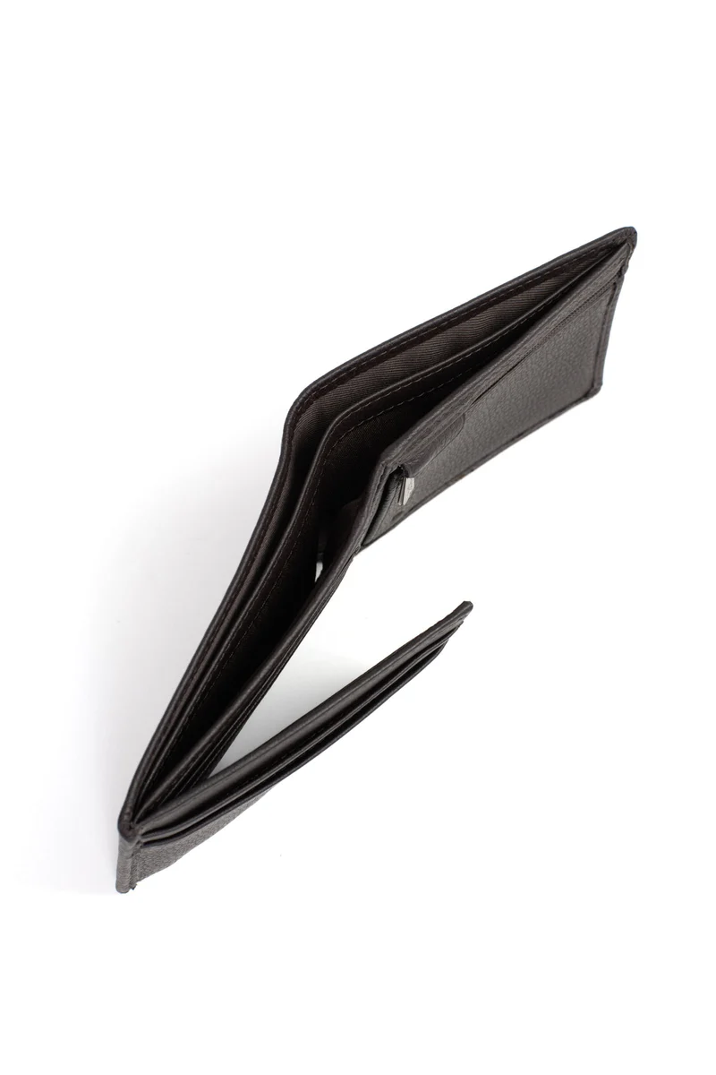 Portefeuille italien - 2 volets - Stop RFID - Cuir de vachette
