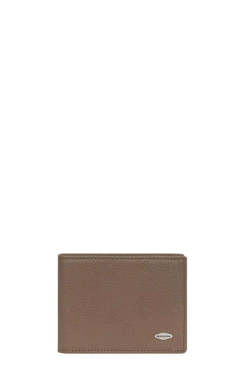 Portefeuille italien - 2 volets - Stop RFID - Cuir de vachette