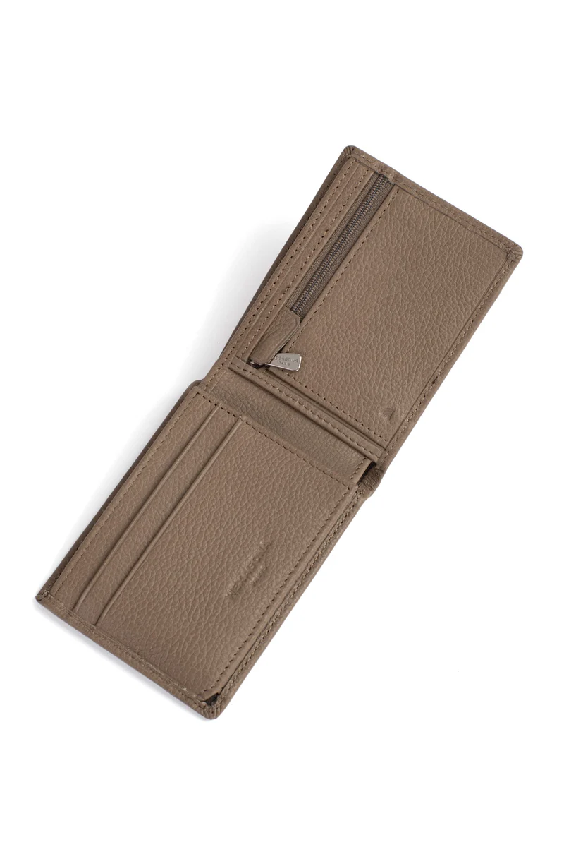 Portefeuille italien - 2 volets - Stop RFID - Cuir de vachette