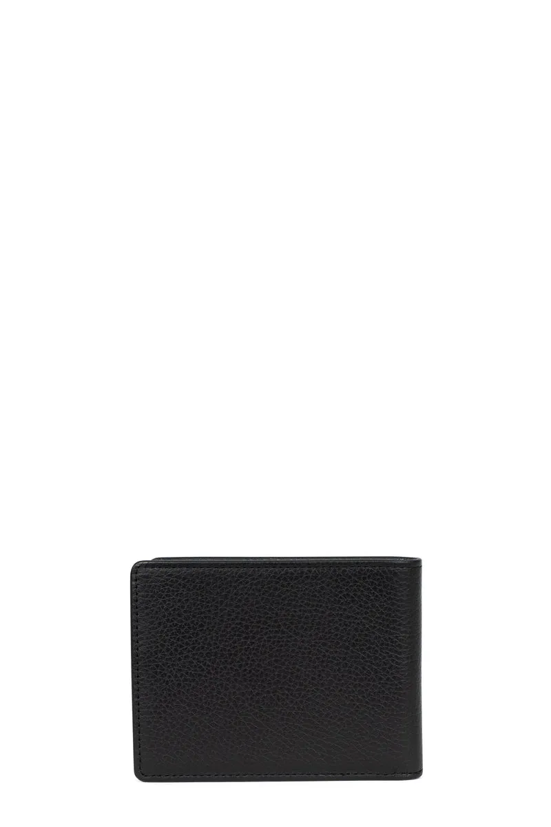 Portefeuille italien - 1 volet - Stop RFID - Cuir de vachette