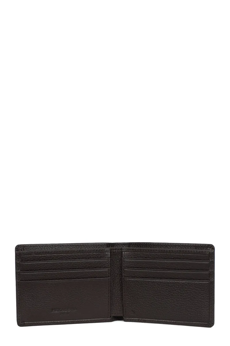 Portefeuille italien - 1 volet - Stop RFID - Cuir de vachette