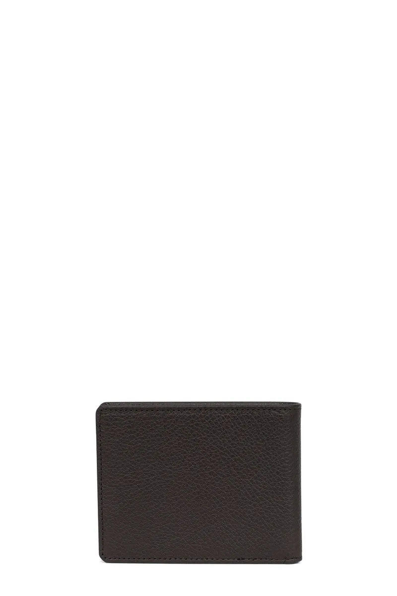 Portefeuille italien - 1 volet - Stop RFID - Cuir de vachette