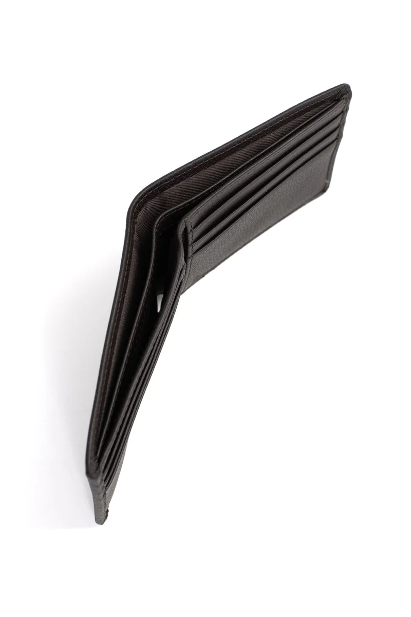 Portefeuille italien - 1 volet - Stop RFID - Cuir de vachette