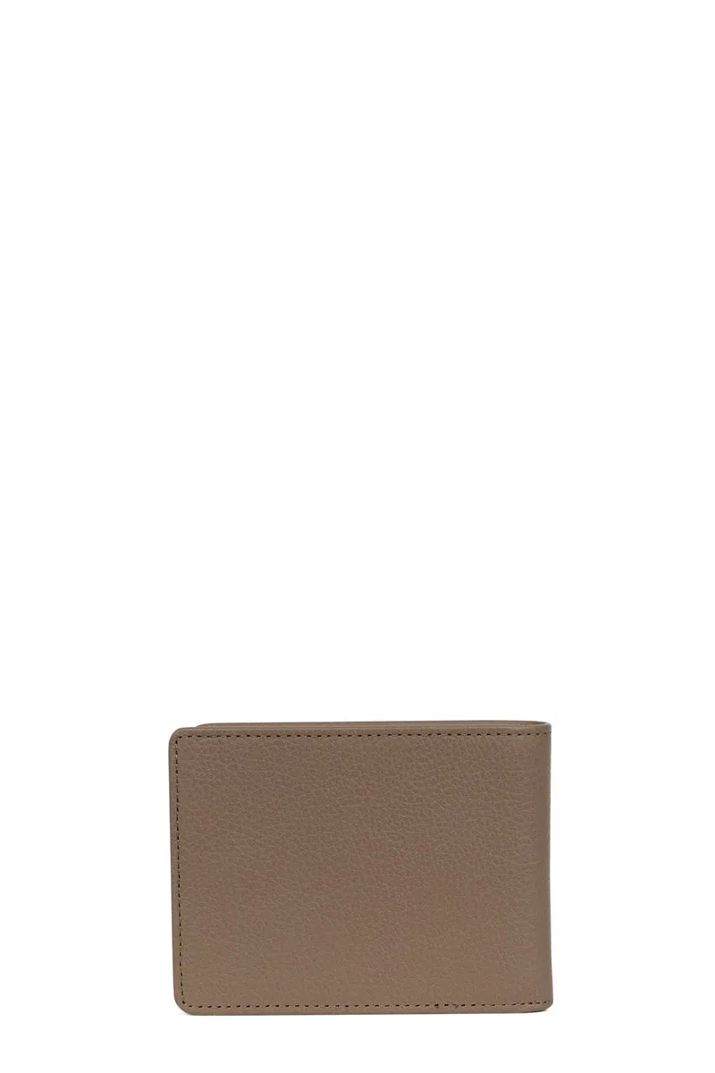Portefeuille italien - 1 volet - Stop RFID - Cuir de vachette