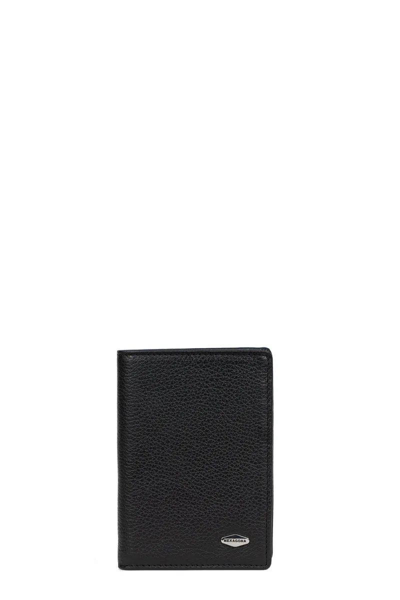 Portefeuille européen - 1 volet - Stop RFID - Cuir de vachette
