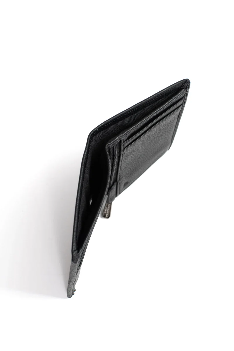 Portefeuille européen - 1 volet - Stop RFID - Cuir de vachette