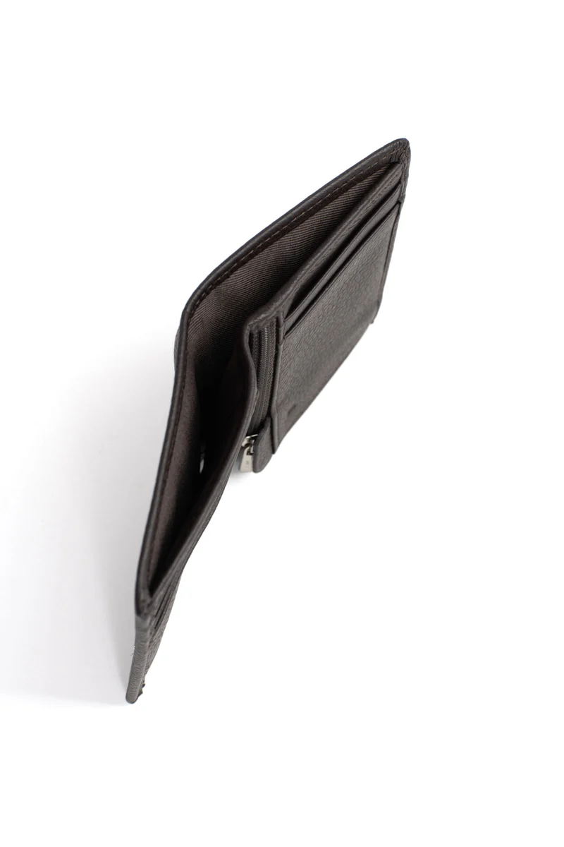 Portefeuille européen - 1 volet - Stop RFID - Cuir de vachette