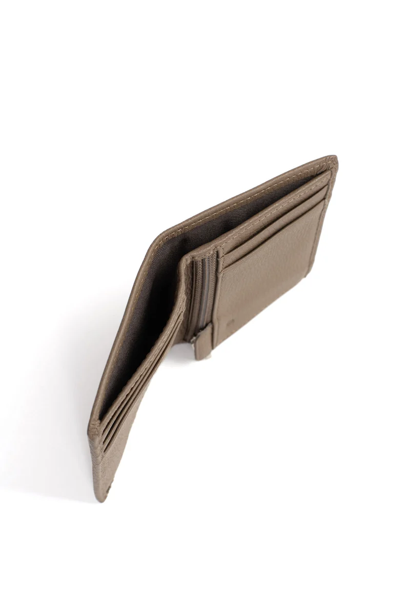 Portefeuille européen - 1 volet - Stop RFID - Cuir de vachette