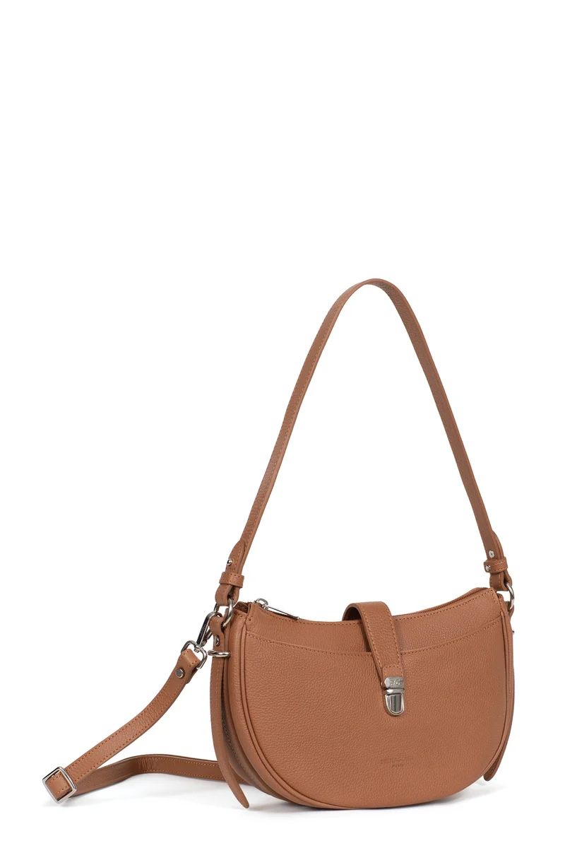 Sac porté épaule 1 anse - Cuir de vachette