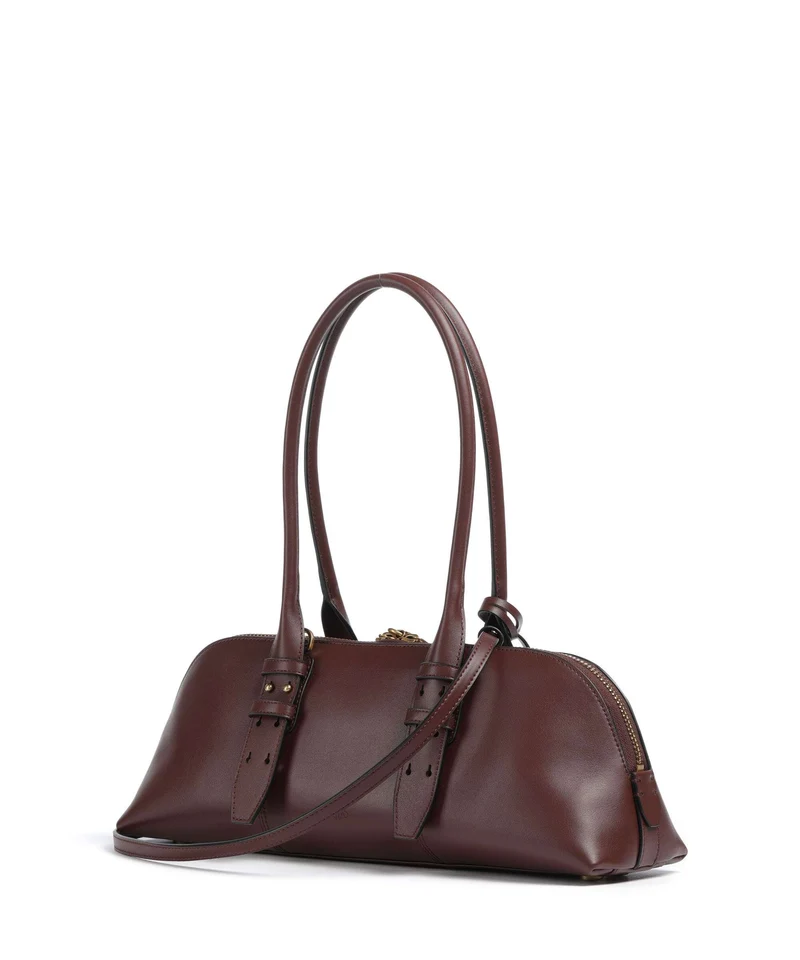 Pinko Bowling Horizontal Big Sac à main burgundy wine/antique gold