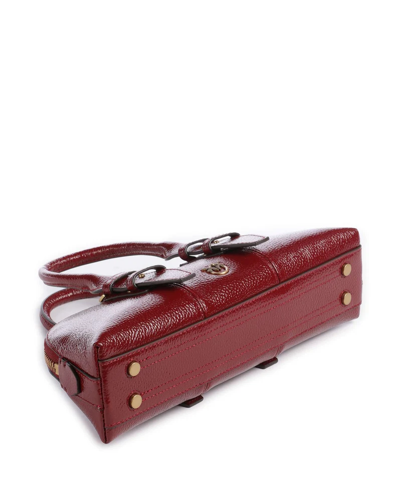 Pinko Bowling Horizontal Sac à main rosso scuro/antique gold