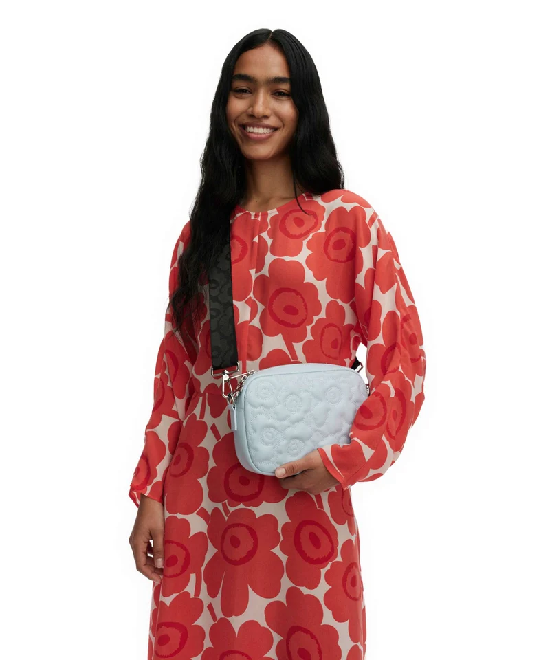 Marimekko Gratha Unikko Sac bandoulière light blue