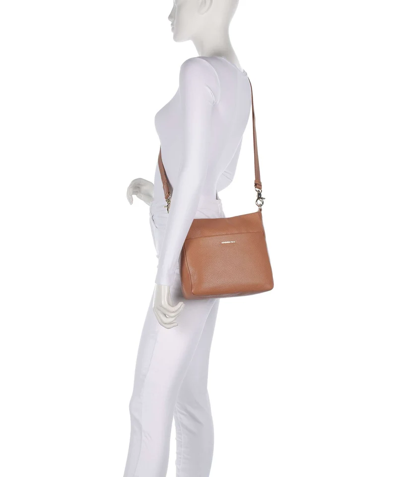 Mandarina Duck Mellow Leather Sac bandoulière pecan nut