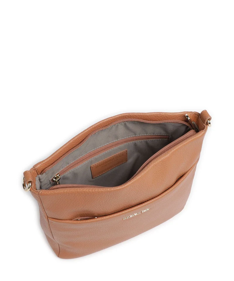 Mandarina Duck Mellow Leather Sac bandoulière pecan nut