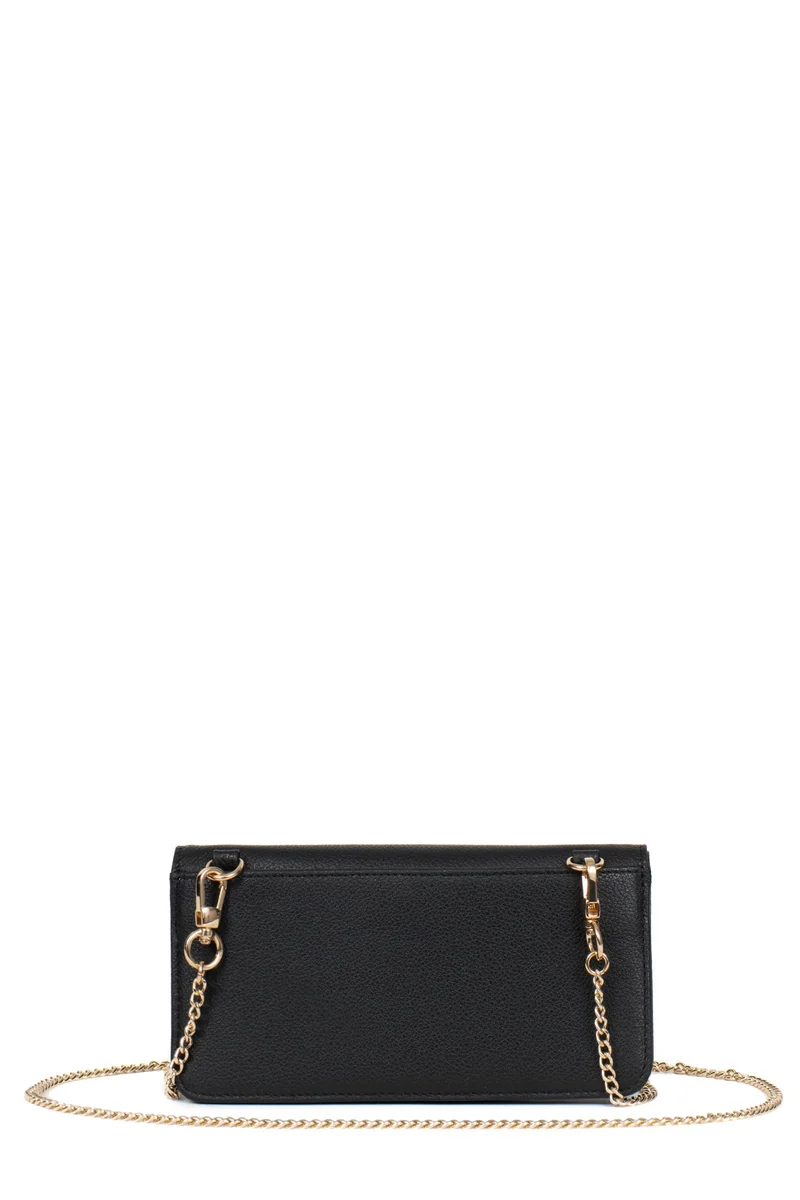 Pochette téléphone avec portefeuille - 1 volet - Stop RFID - Cuir