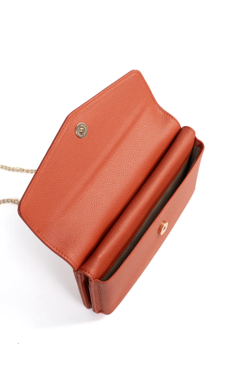Pochette téléphone avec portefeuille - 1 volet - Stop RFID - Cuir
