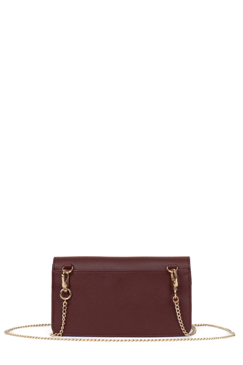 Pochette téléphone avec portefeuille - 1 volet - Stop RFID - Cuir