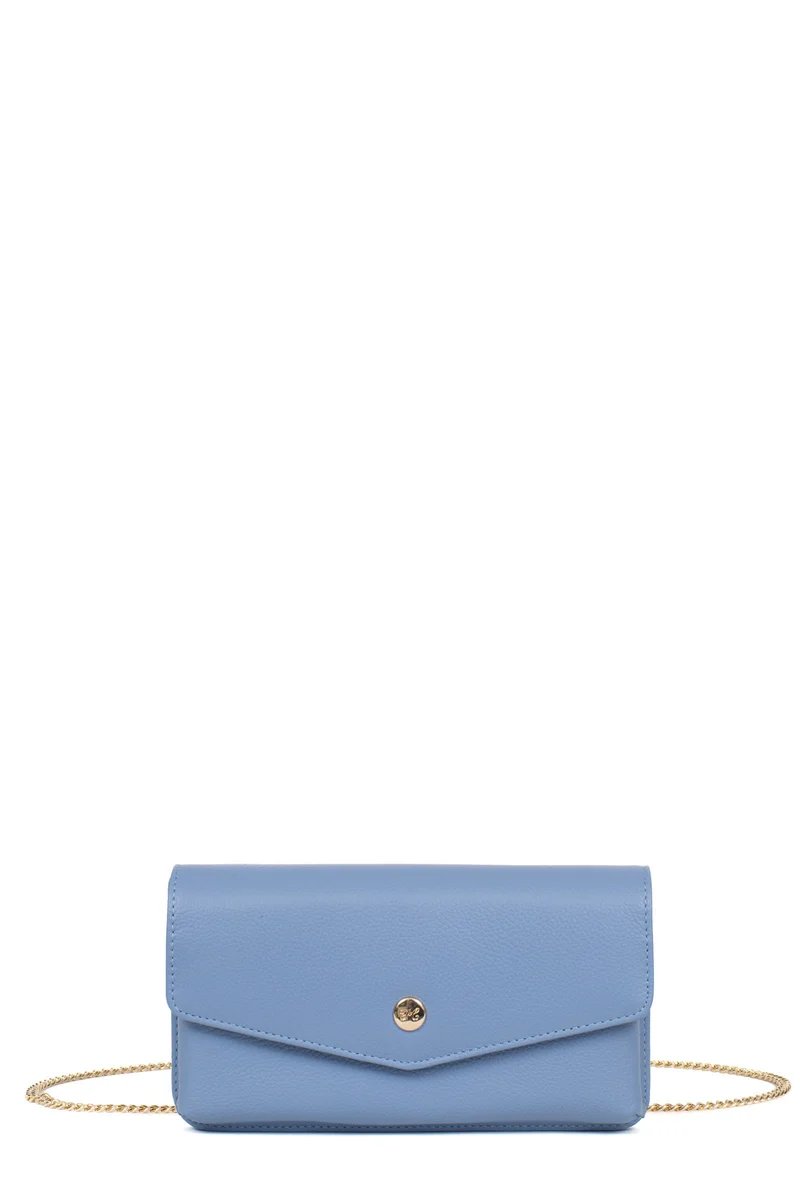 Pochette téléphone avec portefeuille - 1 volet - Stop RFID - Cuir