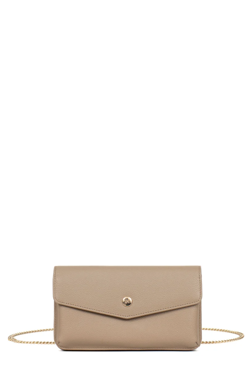 Pochette téléphone avec portefeuille - 1 volet - Stop RFID - Cuir