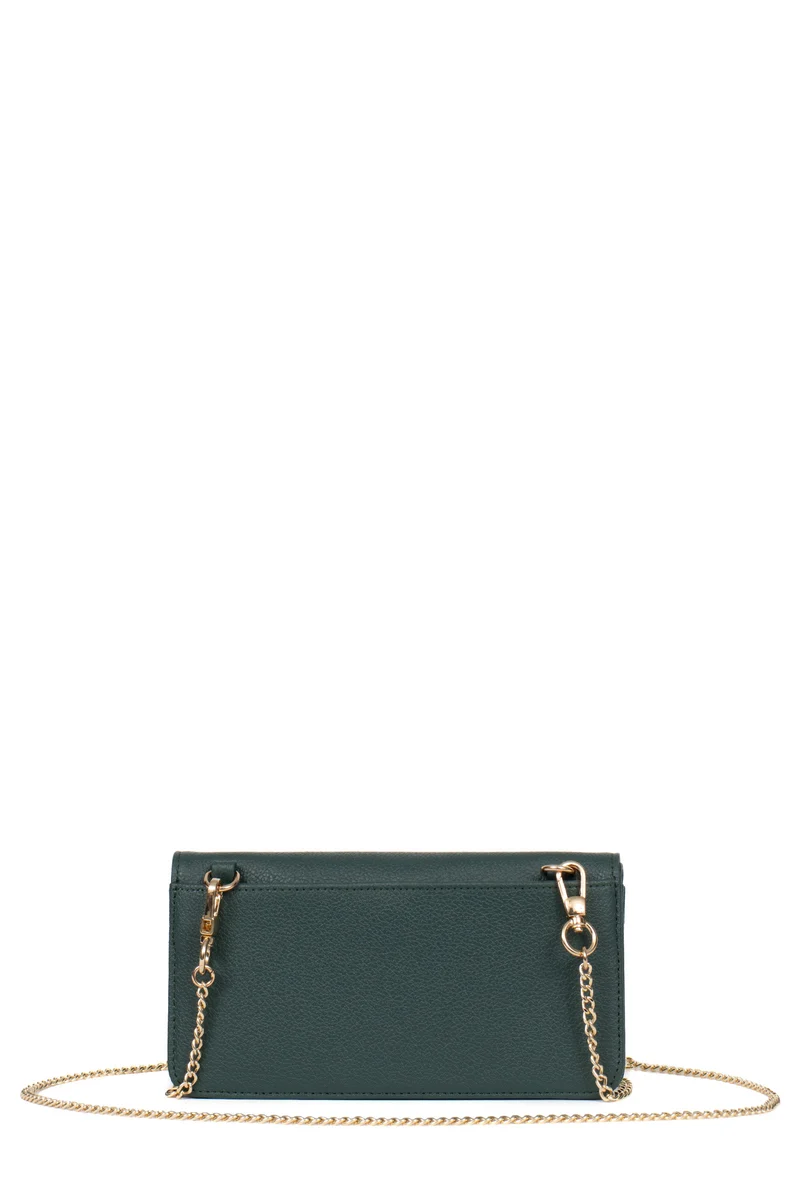 Pochette téléphone avec portefeuille - 1 volet - Stop RFID - Cuir