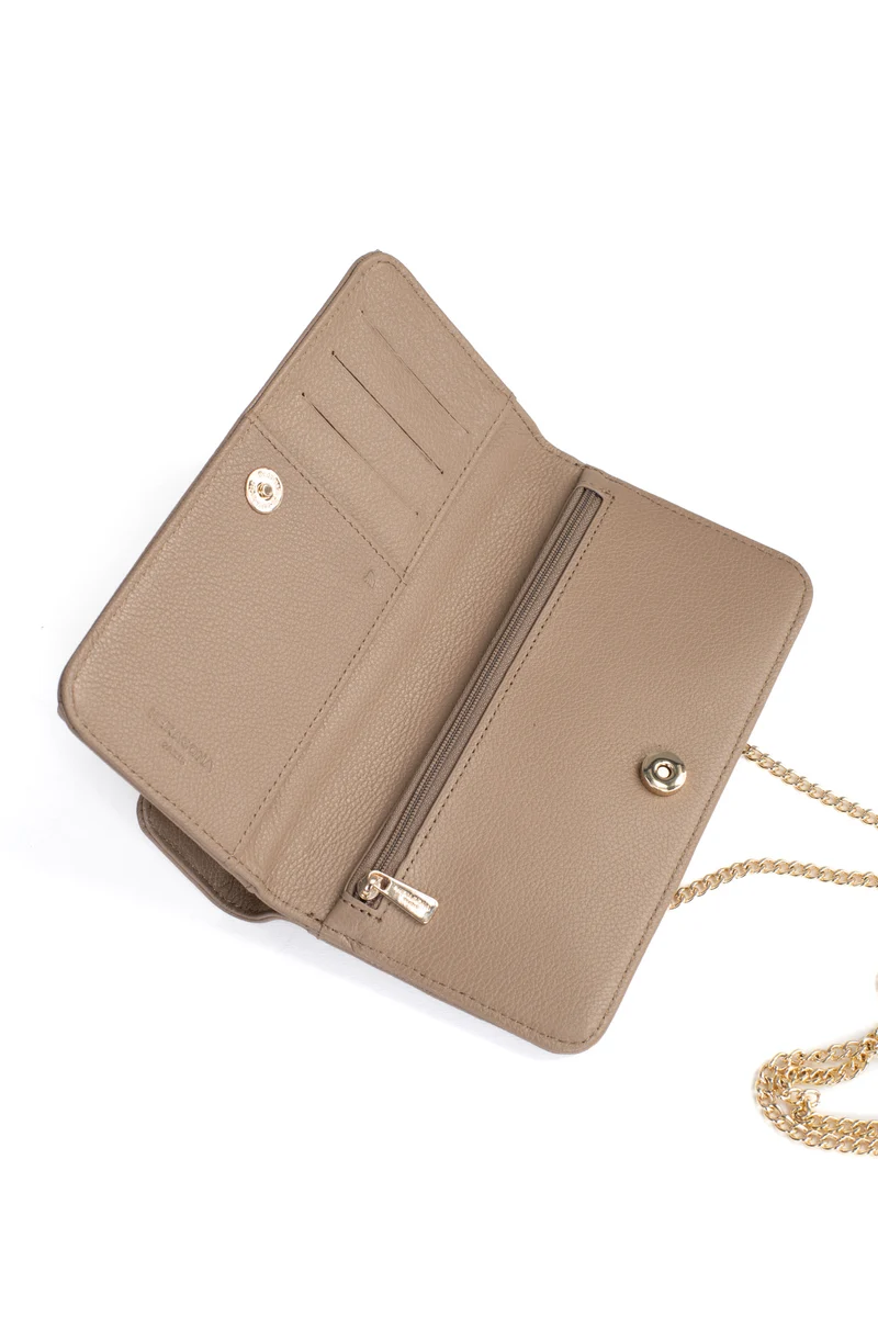 Pochette téléphone avec portefeuille - 1 volet - Stop RFID - Cuir