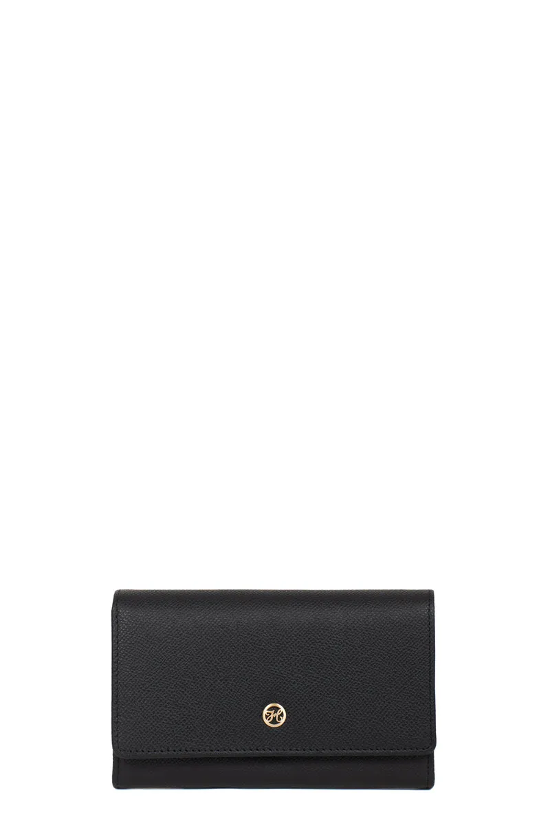 Portefeuille long - 1 volet - Stop RFID - Cuir