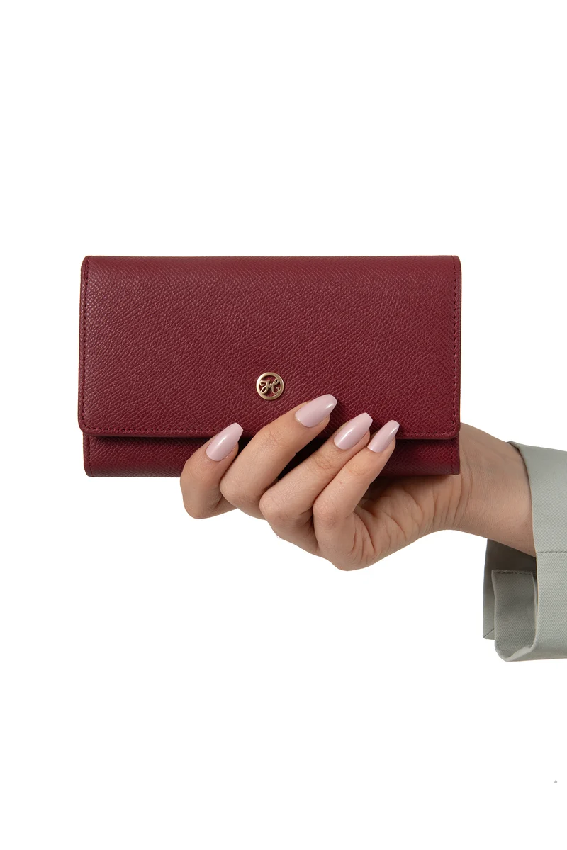 Portefeuille long - 1 volet - Stop RFID - Cuir
