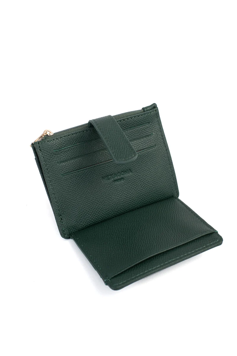 Porte-cartes - 1 volet - Cuir