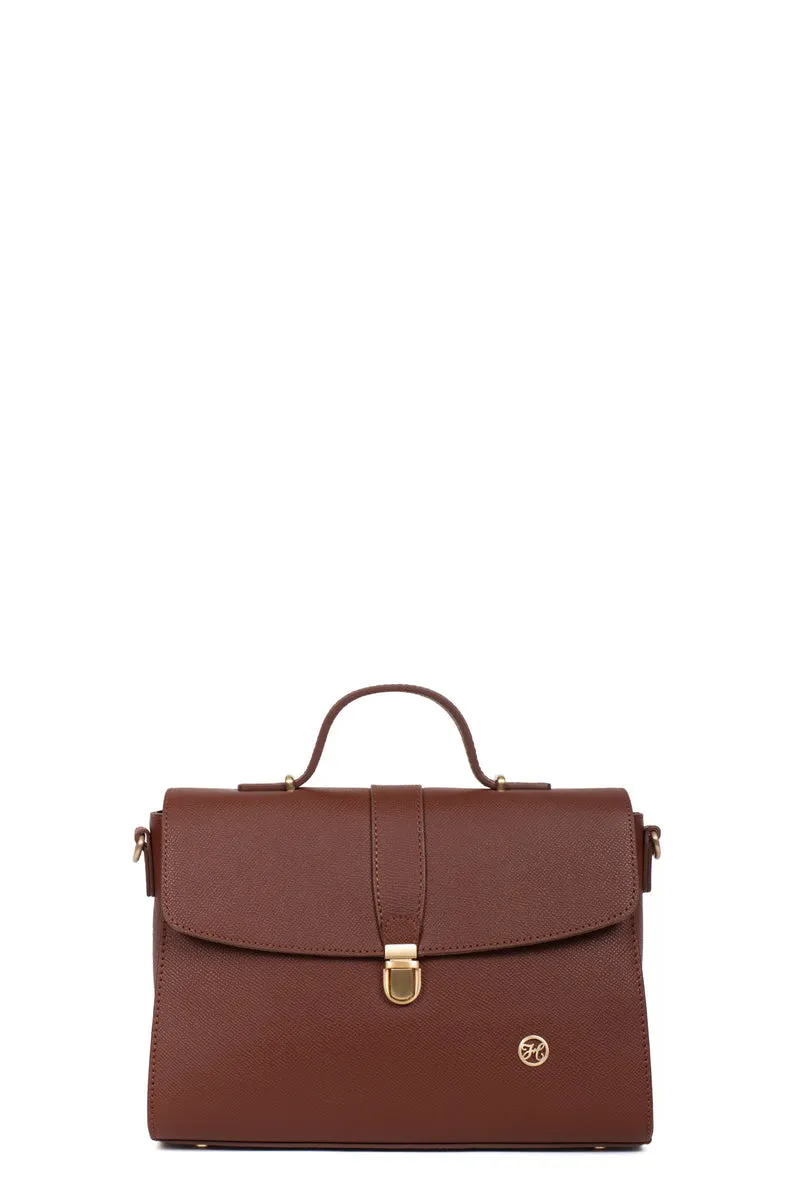 Sac porté main 1 poignée - Cuir