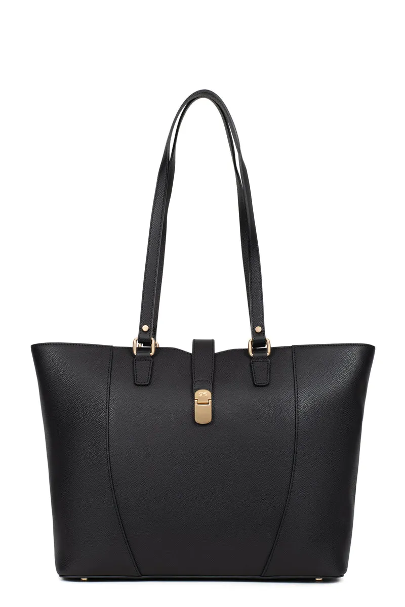 Sac cabas porté épaule - A4 - Cuir