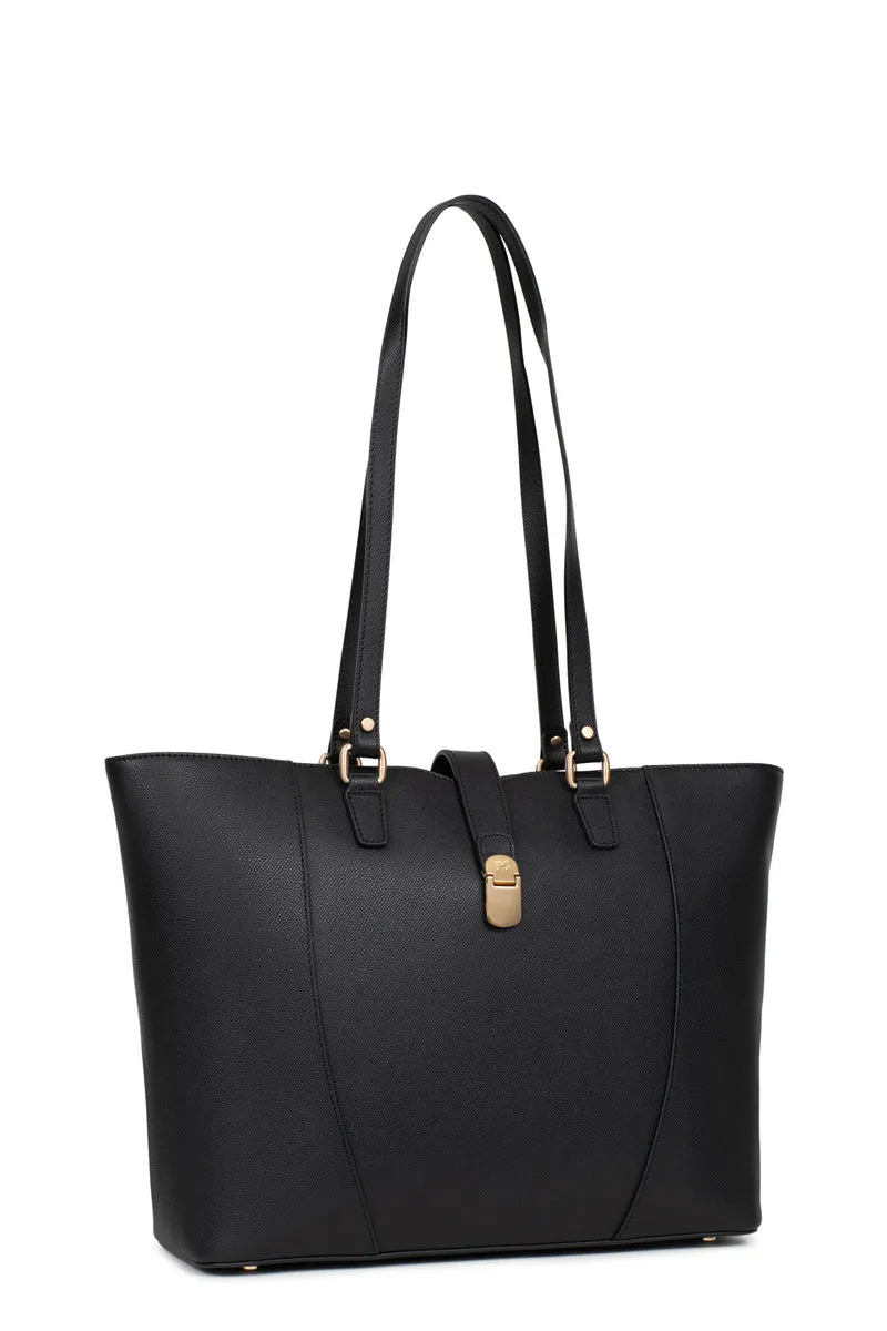 Sac cabas porté épaule - A4 - Cuir