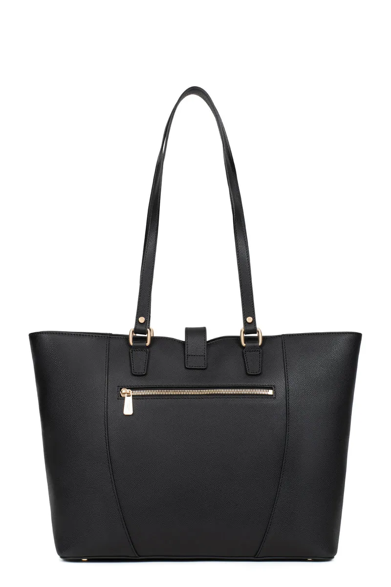 Sac cabas porté épaule - A4 - Cuir