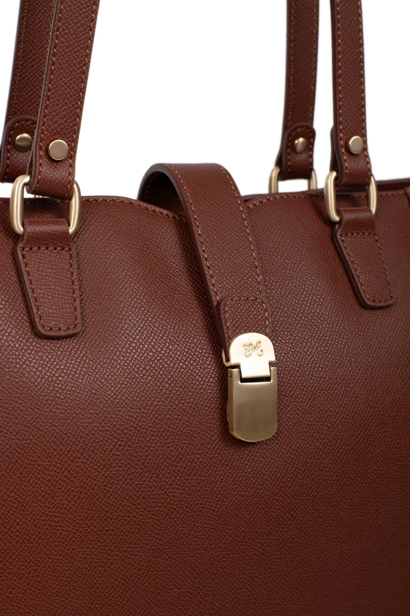 Sac cabas porté épaule - A4 - Cuir