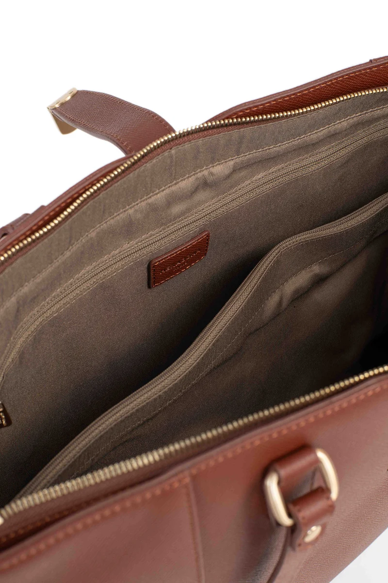 Sac cabas porté épaule - A4 - Cuir