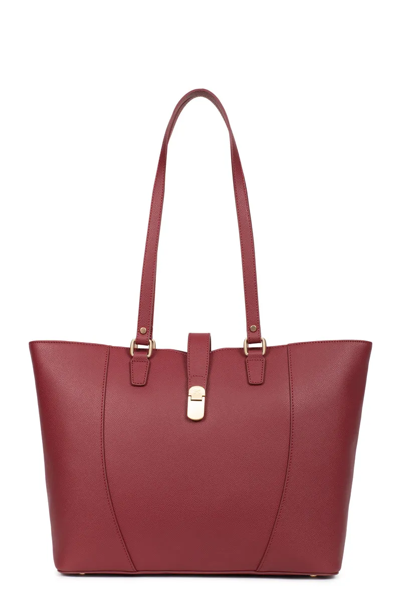 Sac cabas porté épaule - A4 - Cuir