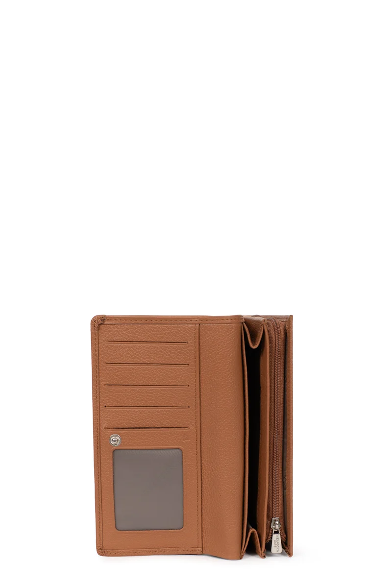 Portefeuille long - 1 volet - Stop RFID - Cuir