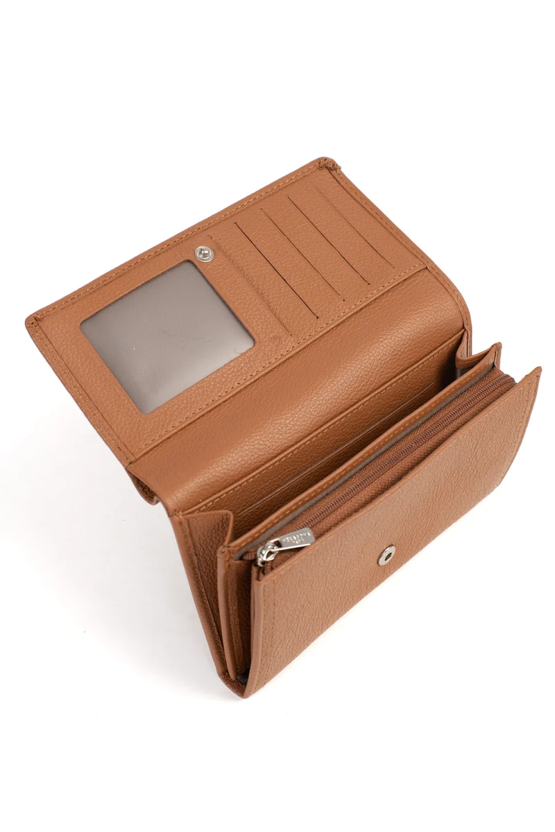Portefeuille long - 1 volet - Stop RFID - Cuir